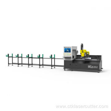 Small pipe laser cutting machine with loading table